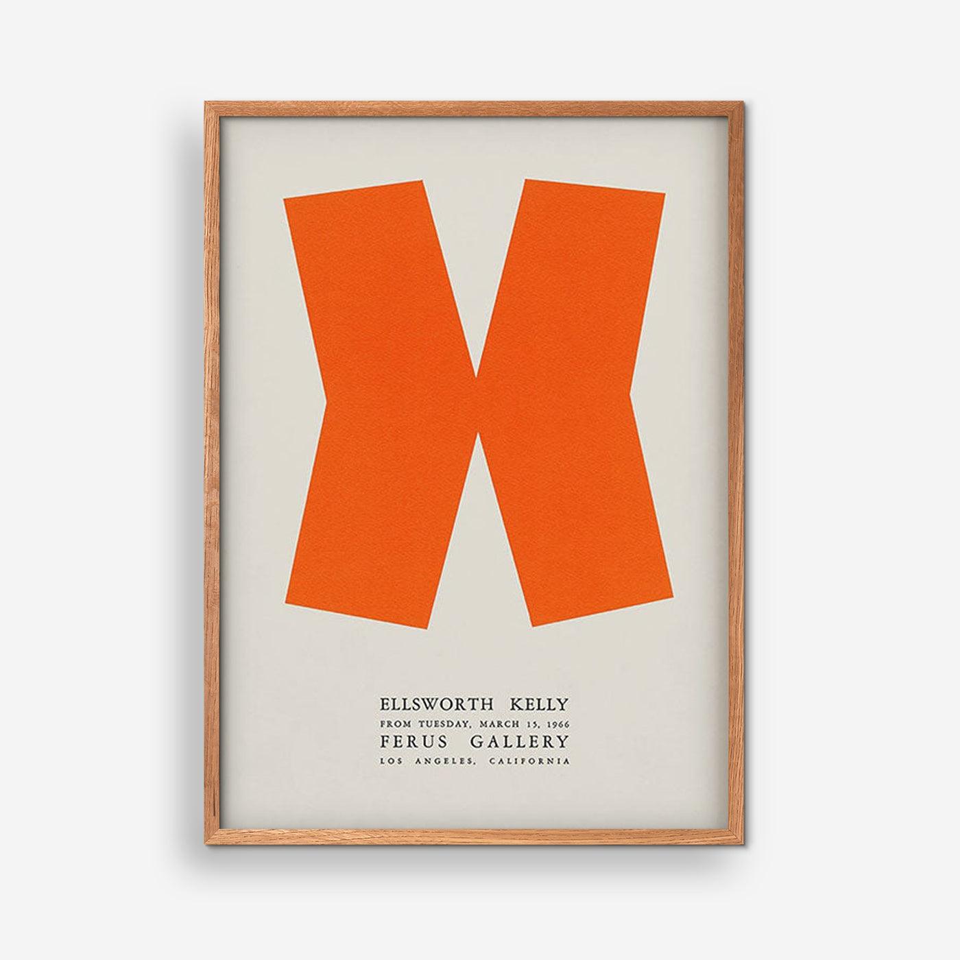 Exhibition poster Orange - Ellsworth Kelly