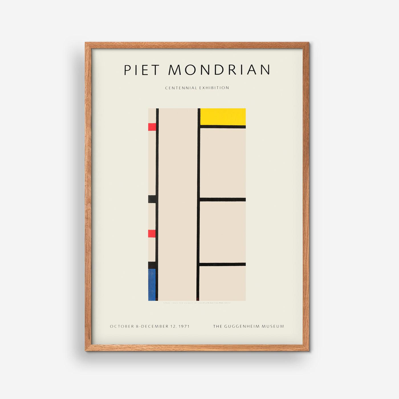 Piet Mondrian exhibition poster
