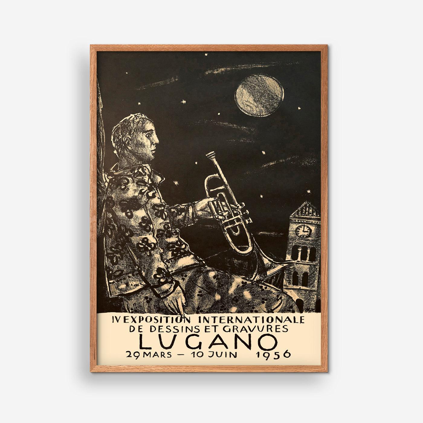 Lugano 1956 concert poster