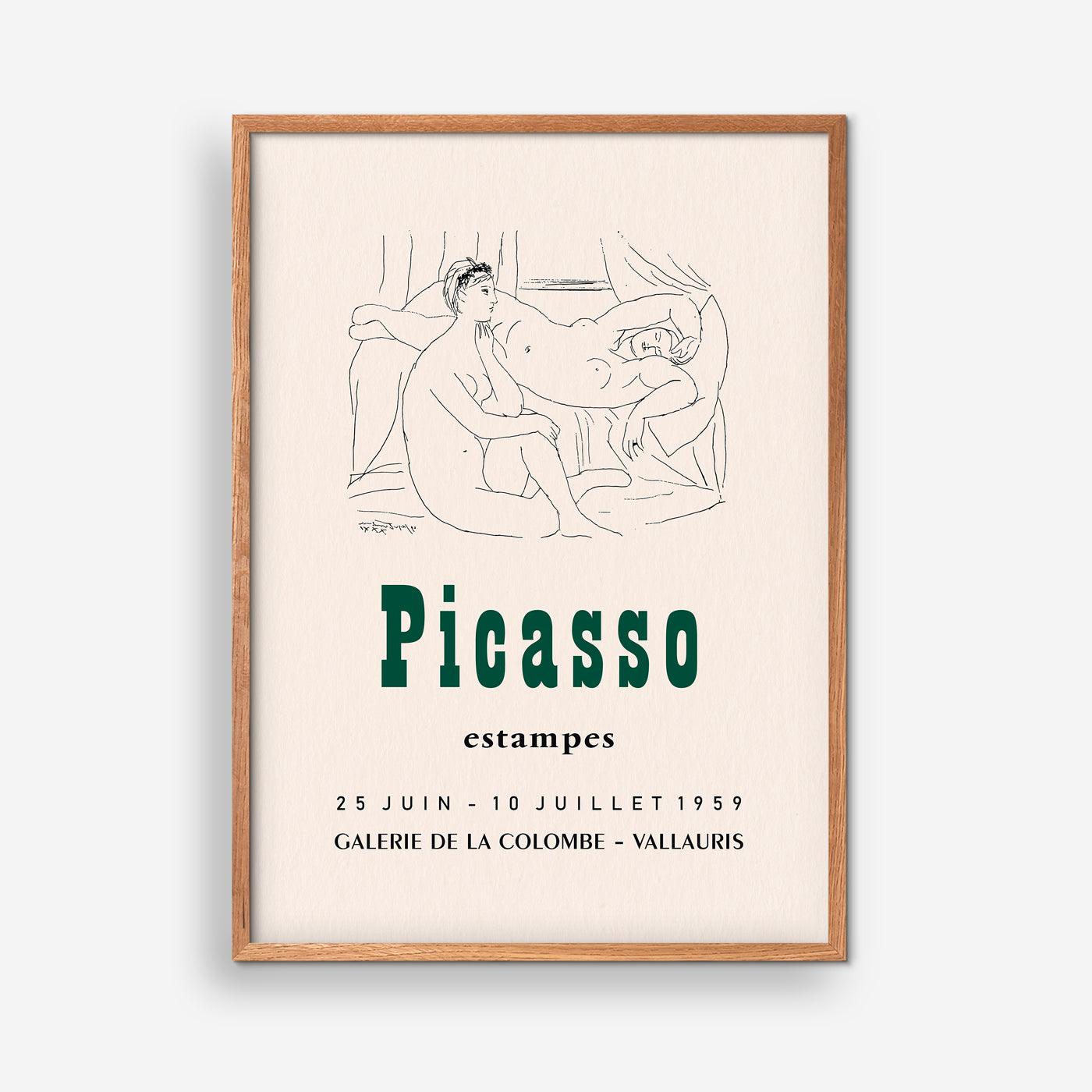Estampes exhibition poster - Picasso