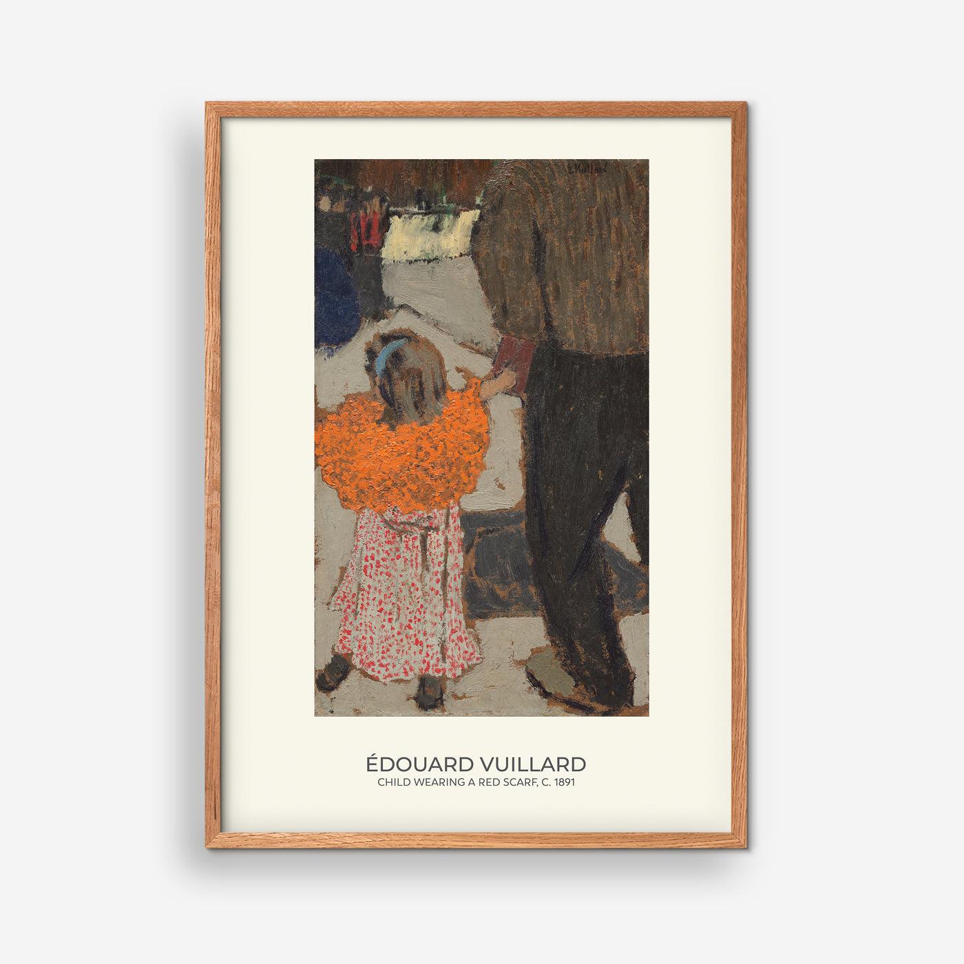 Child Wearing Red Scarf, 1891 - Vuillard