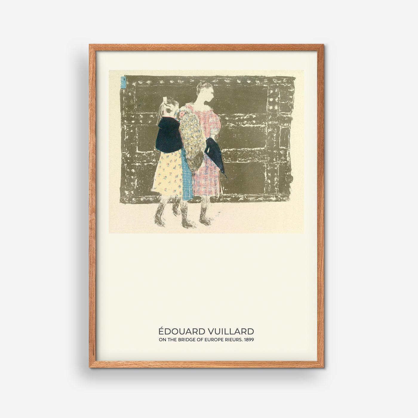 On The Bridge Of Europe Rieurs, 1899 - Vuillard