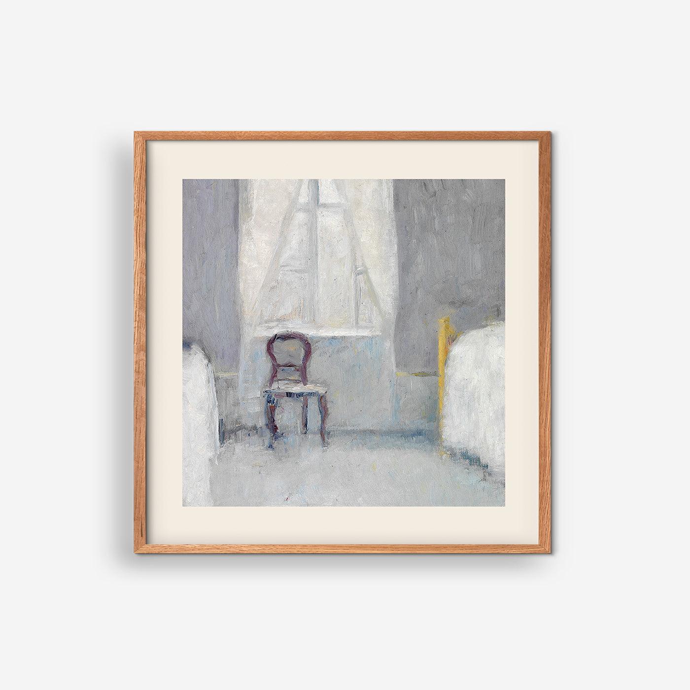 Sovekammer, Studie 1890 - Vilhelm Hammershøi