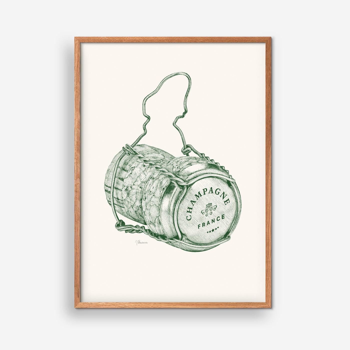 Champagneprop - Grøn - Julie Flansmose