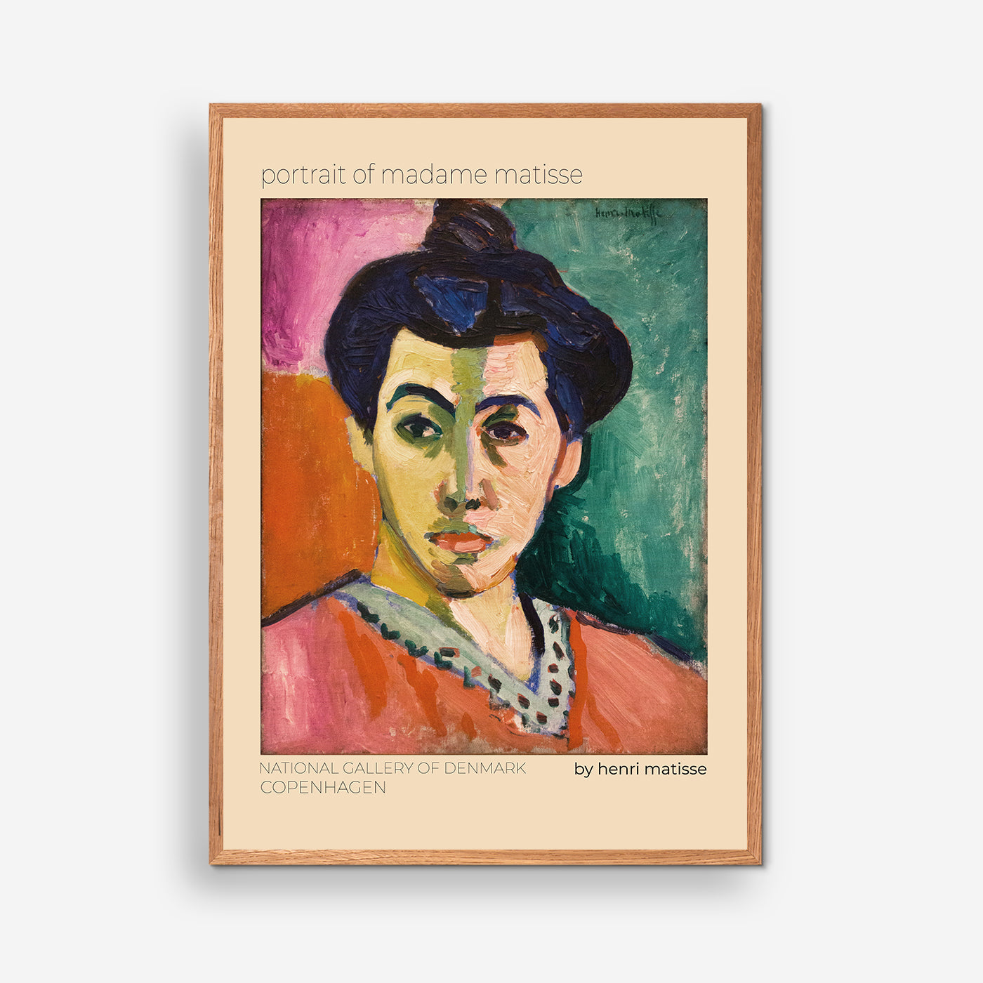 Portrait of Madame Matisse - Matisse