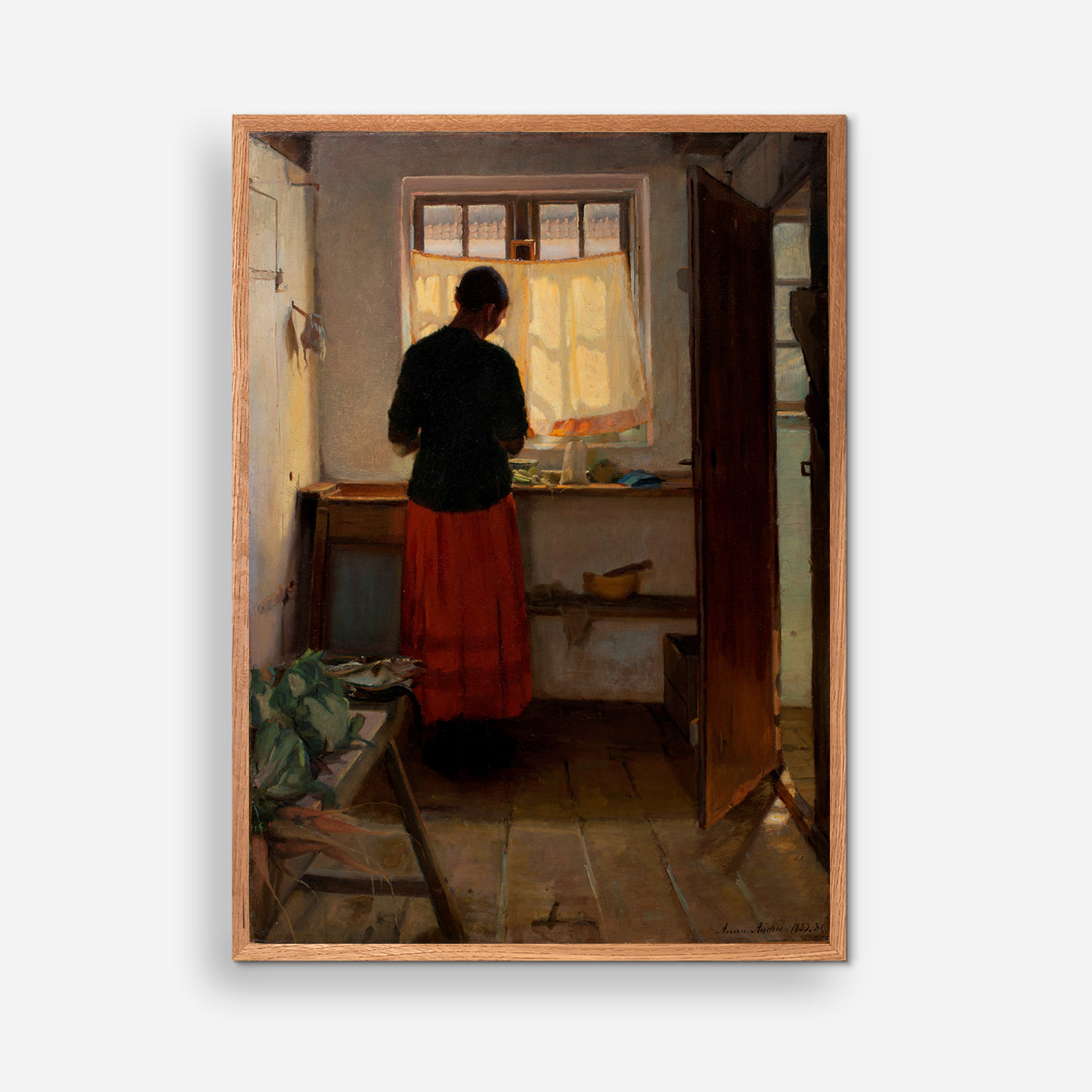 Pigen i køkkenet - Anna Ancher