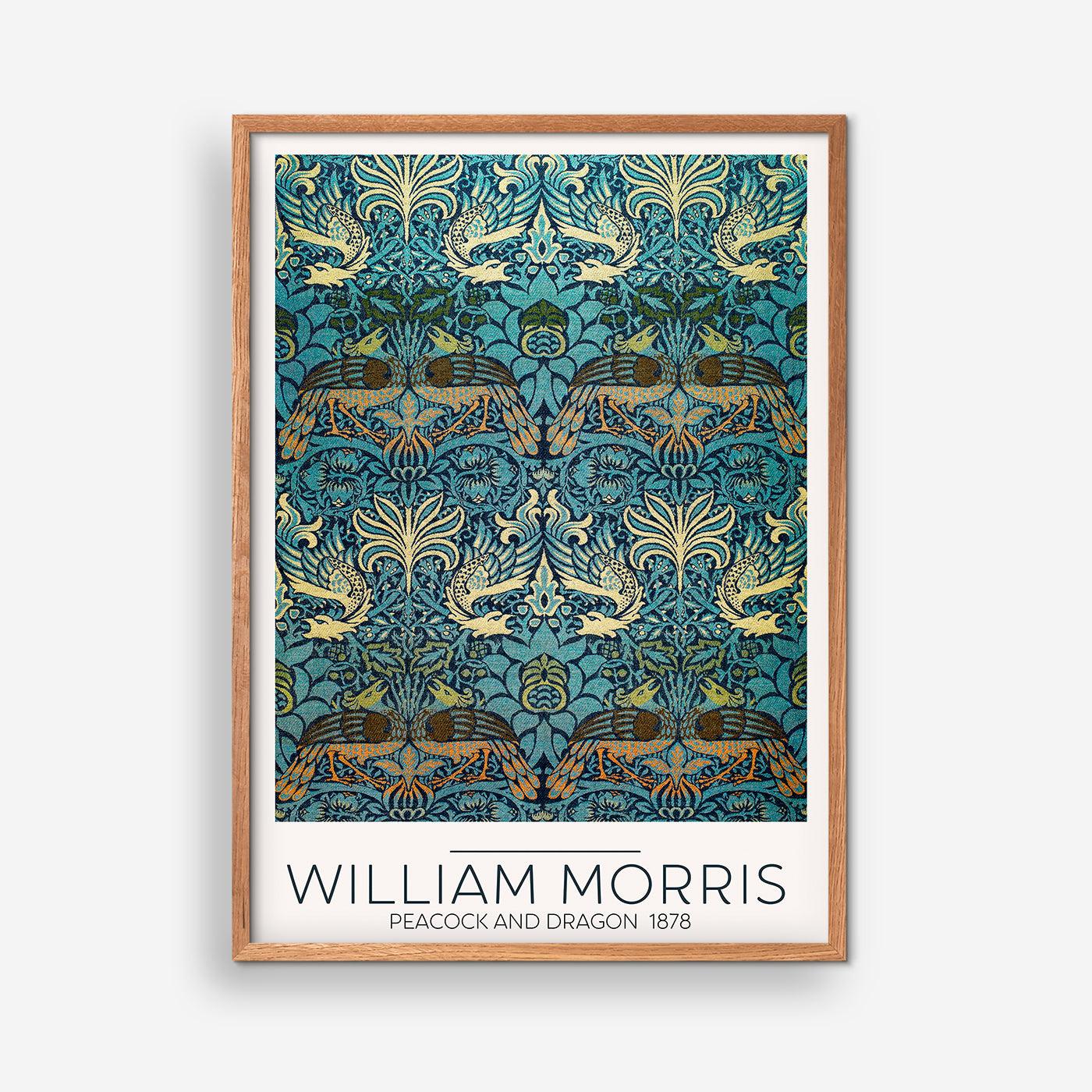 Peacock and Dragon 1878 - William Morris