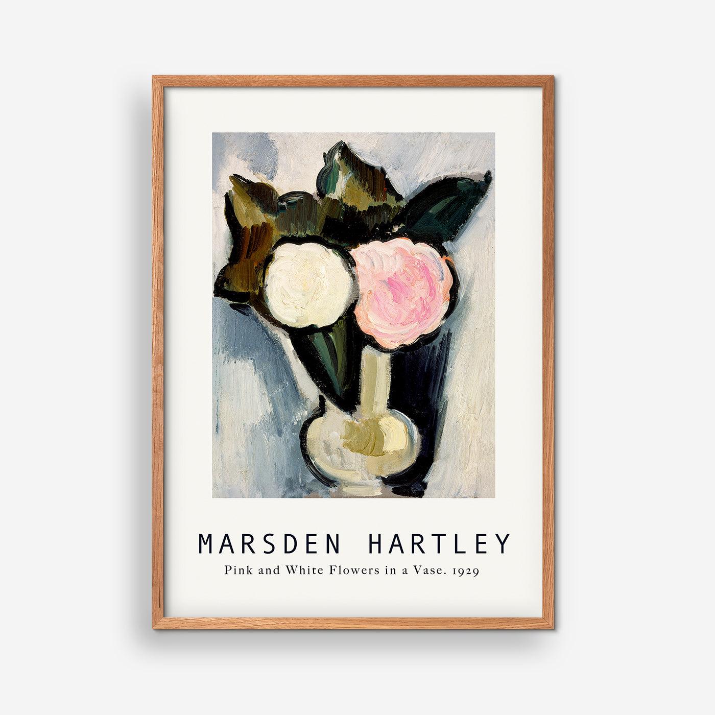 Marsden Hartley - Pink and White Flowers in a vase