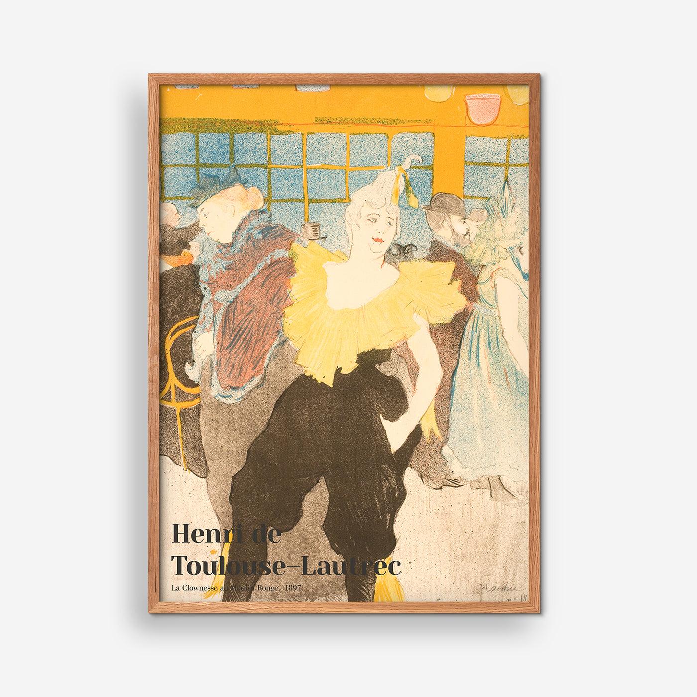 La Clownesse au Moulin Rouge - Henri de Toulouse-Lautrec