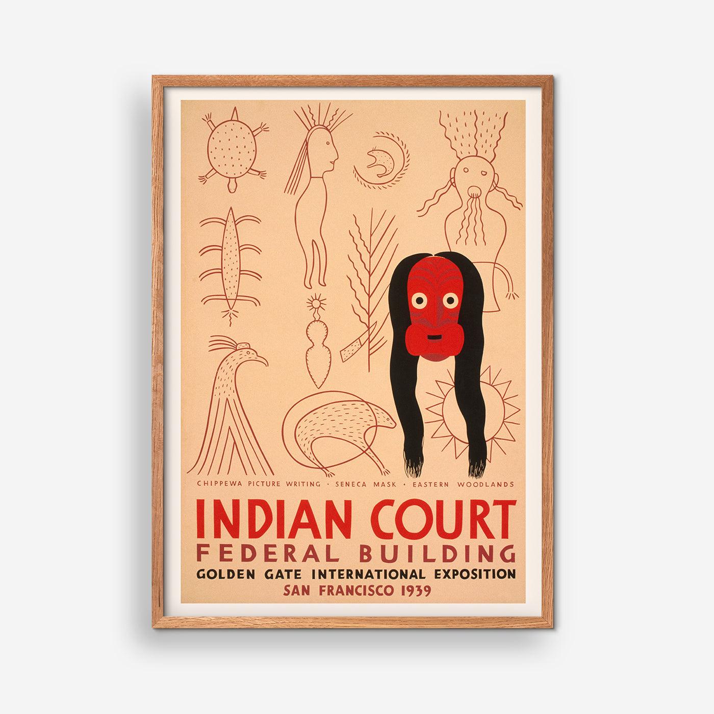 Seneca mask, Eastern woodlands, 1939 - Louis B. Siegriest