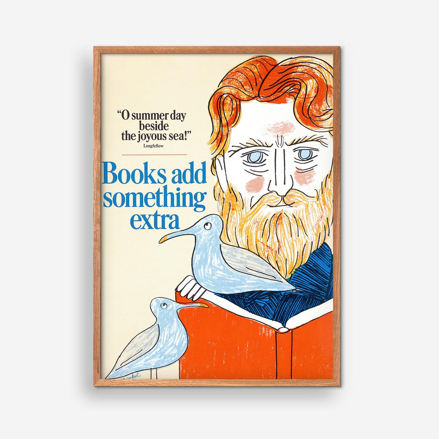 Books add something extra, 1966 - Bill Sokol