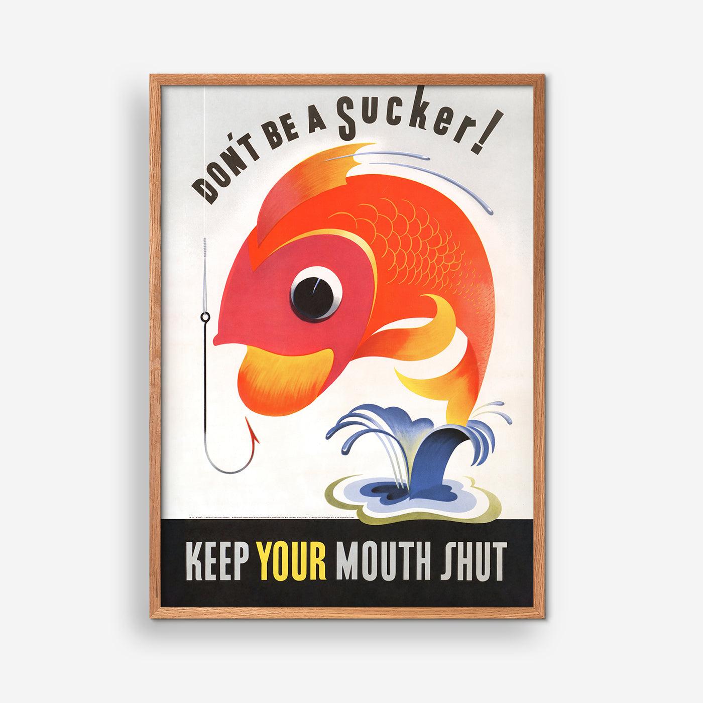 Don't be a sucker! Keep your mouth shut, 1944 - Library of Congress