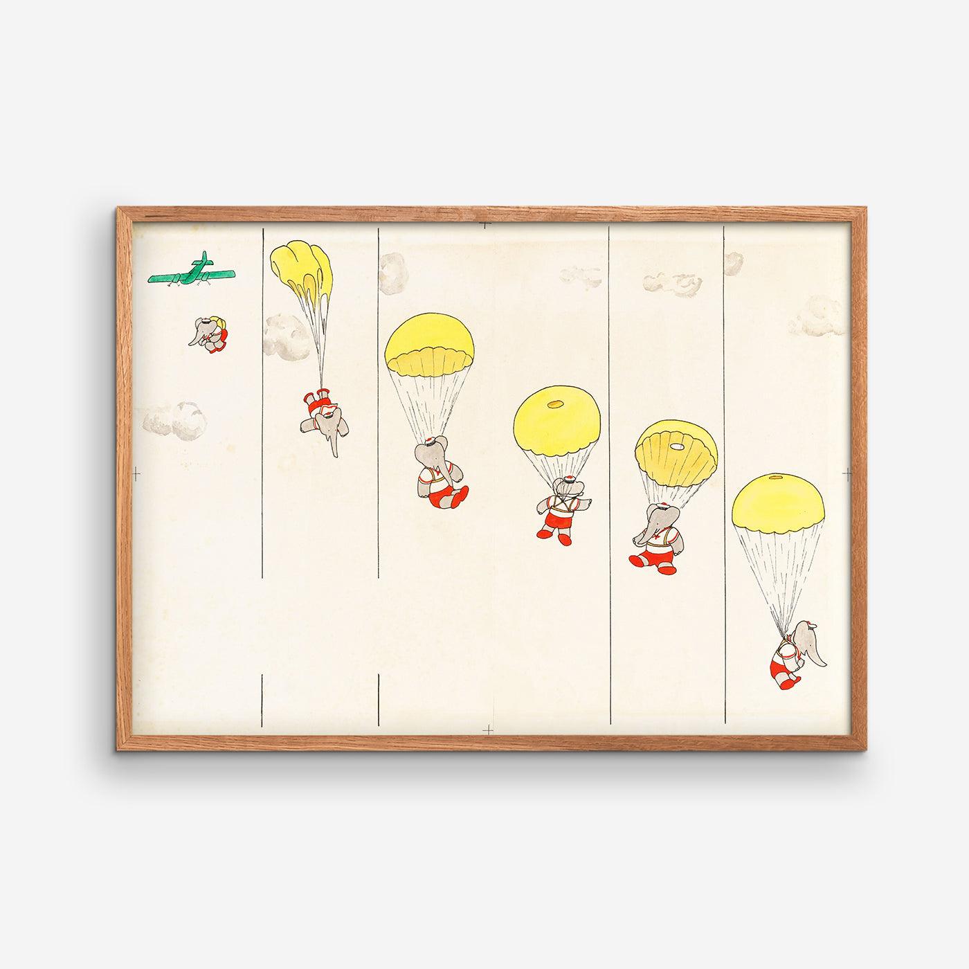 Babar Parachute - Jean de Brunhoff