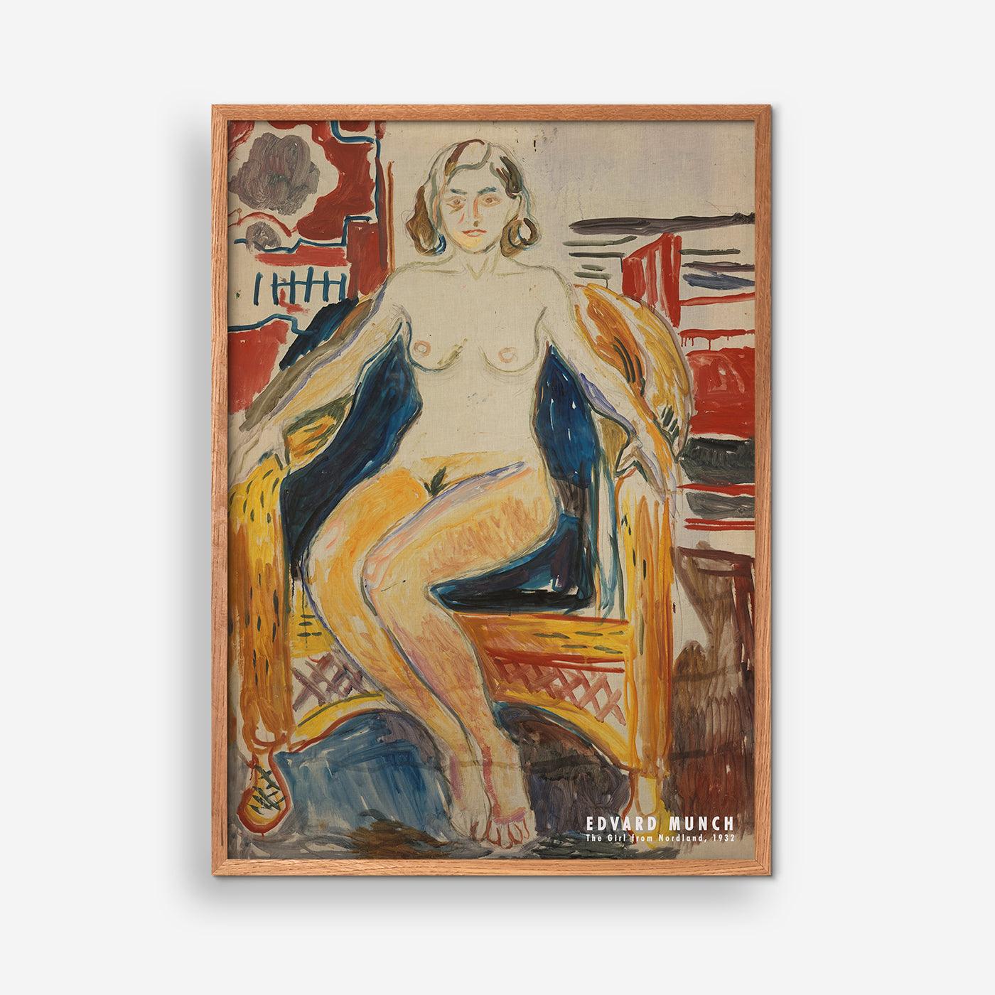 The Girl From Nordland, 1932 - Edvard Munch