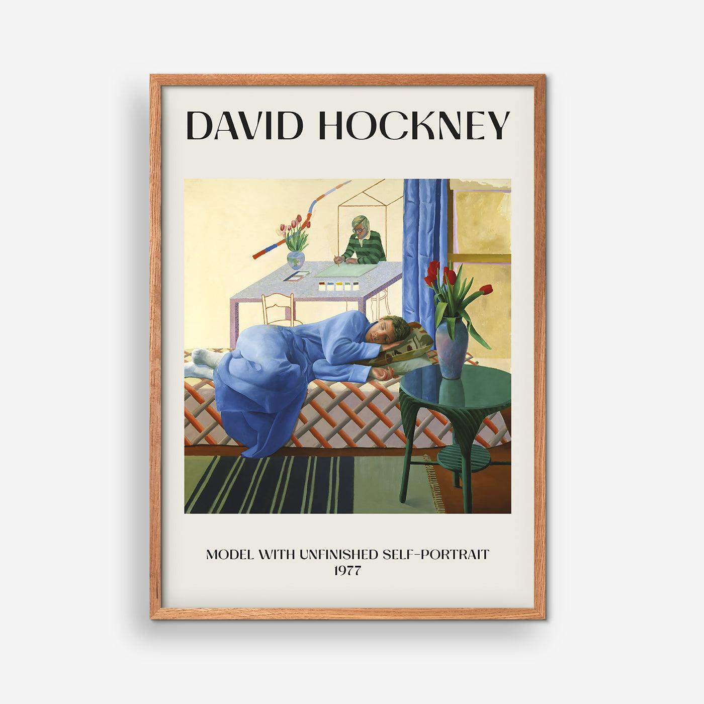 Model With Unfinished Self-Portrait