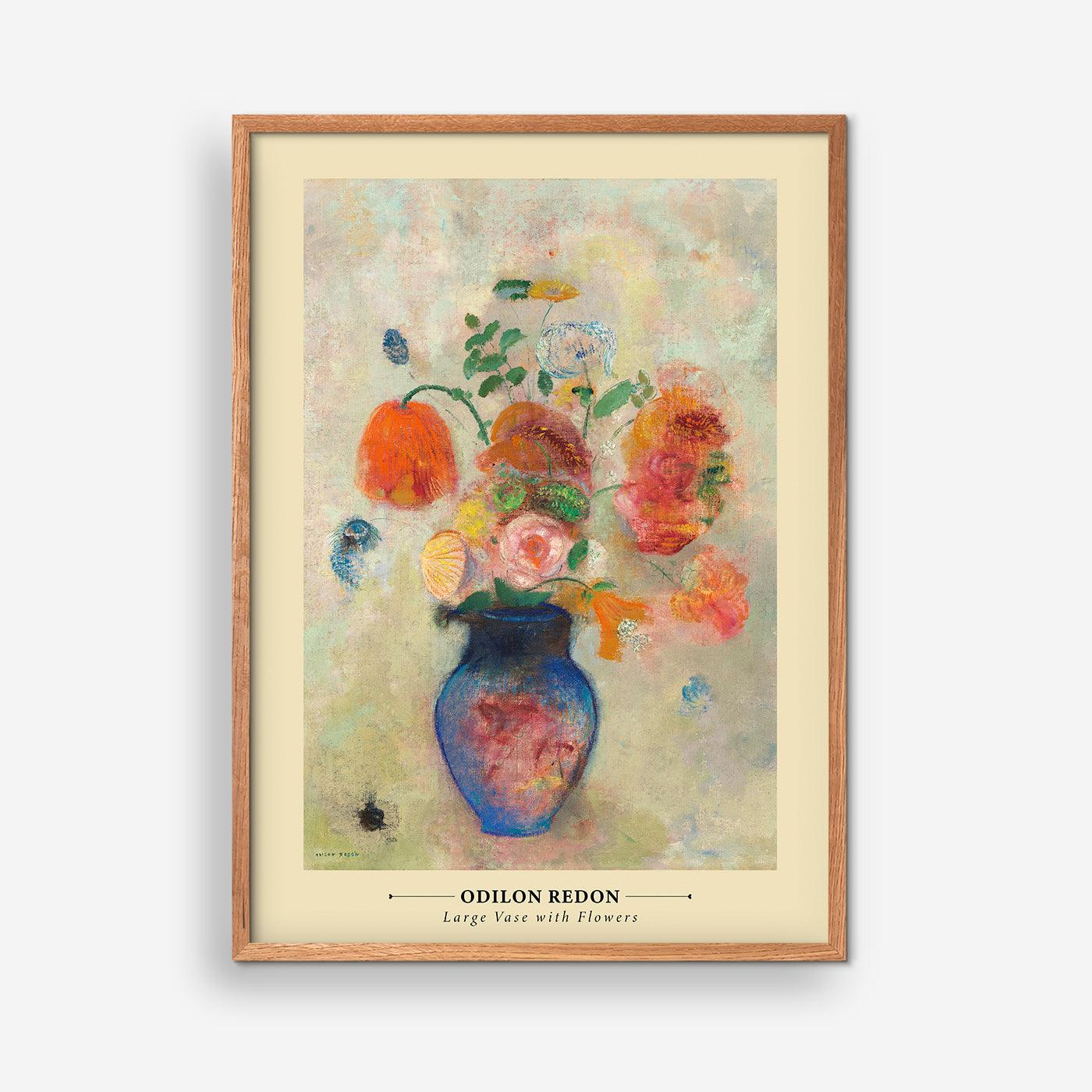 Large Vase with Flowers - Odilon Redon