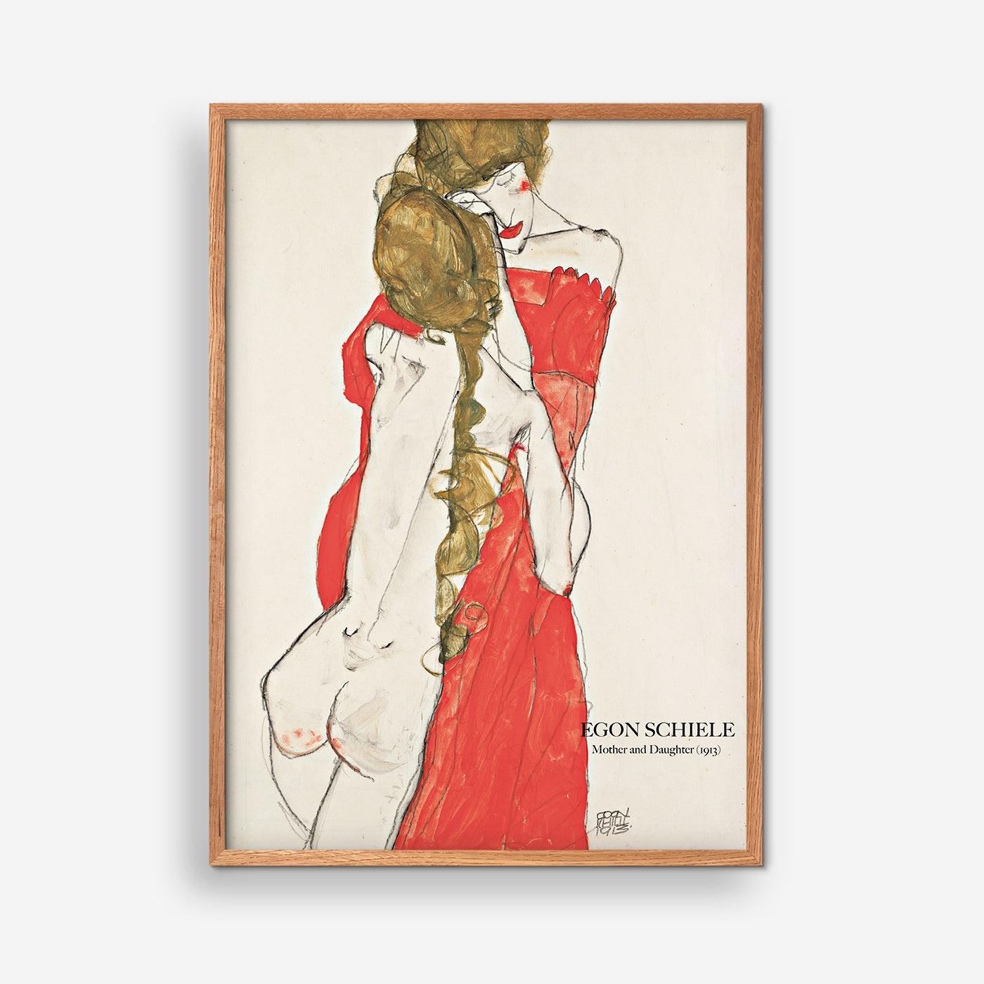 Mother and Daughter - Egon Schiele