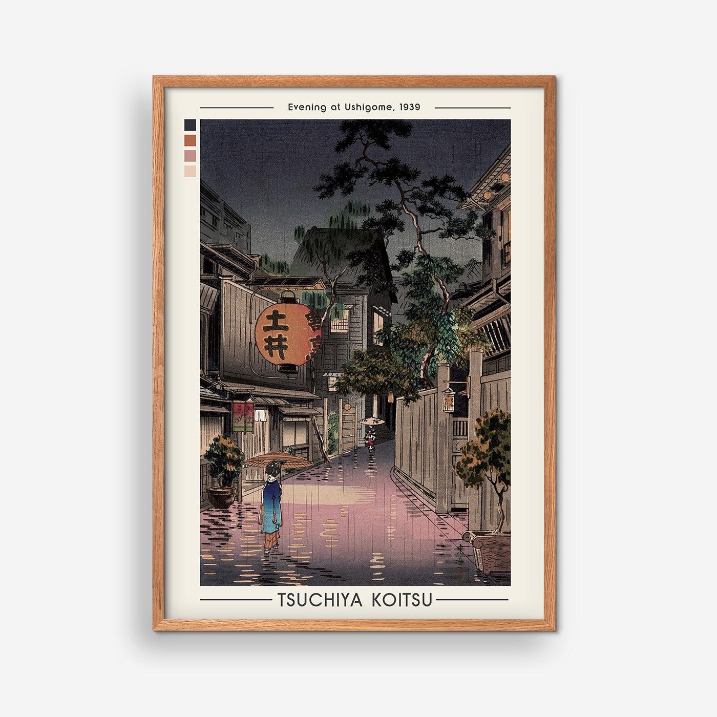 Evening at Ushigome, 1939 - Tsuchiya Koitsu