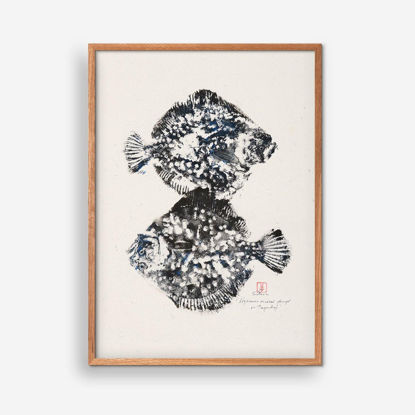 Two Turbot caught at Bagenkop 01 - MOMLIS