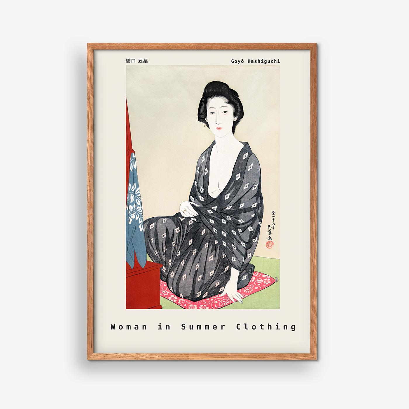 Woman in Summer Clothing - Goyõ Hashiguchi