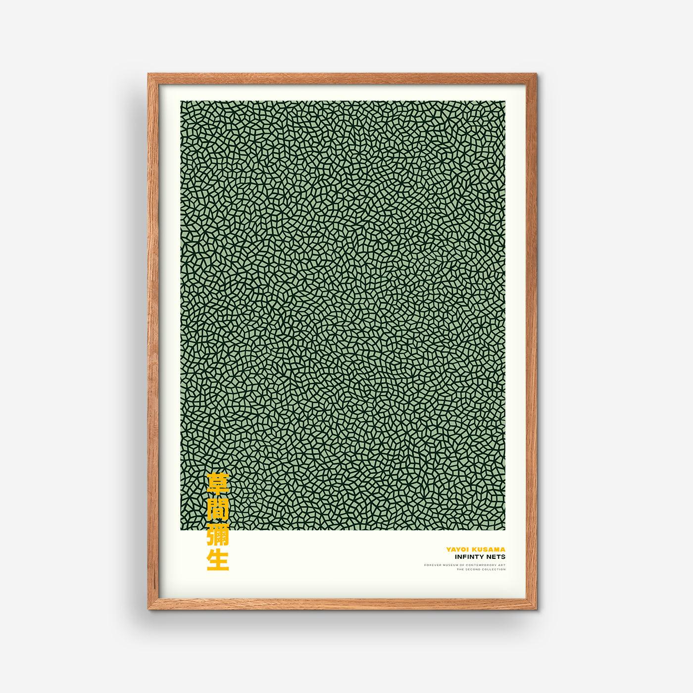 Infinity Nets Green - Yayoi Kusama