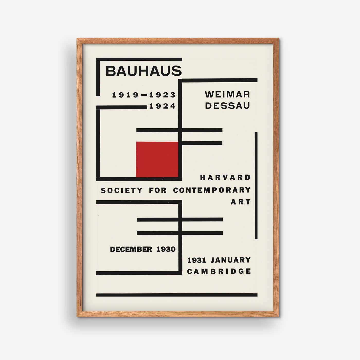 Bauhaus Weimar poster