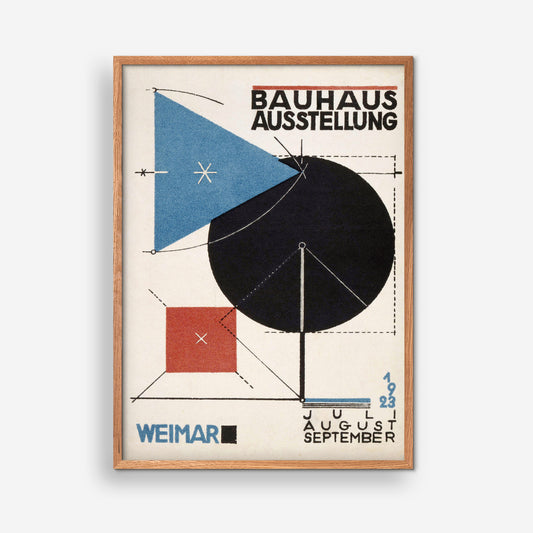 Bauhaus Weimar exhibition poster