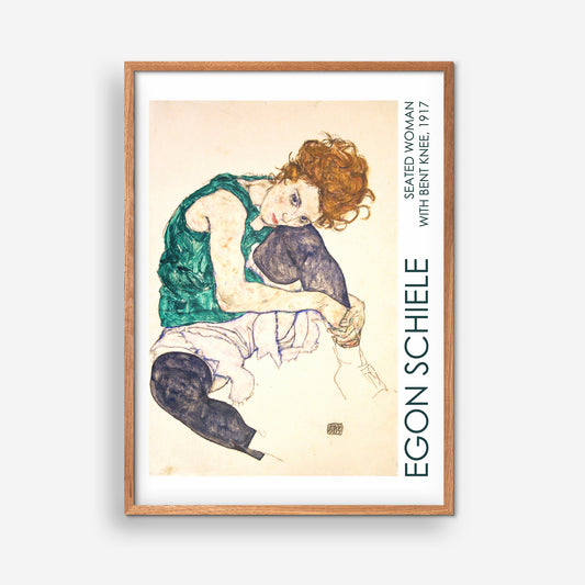 Seated Woman 1917 - Egon Schiele