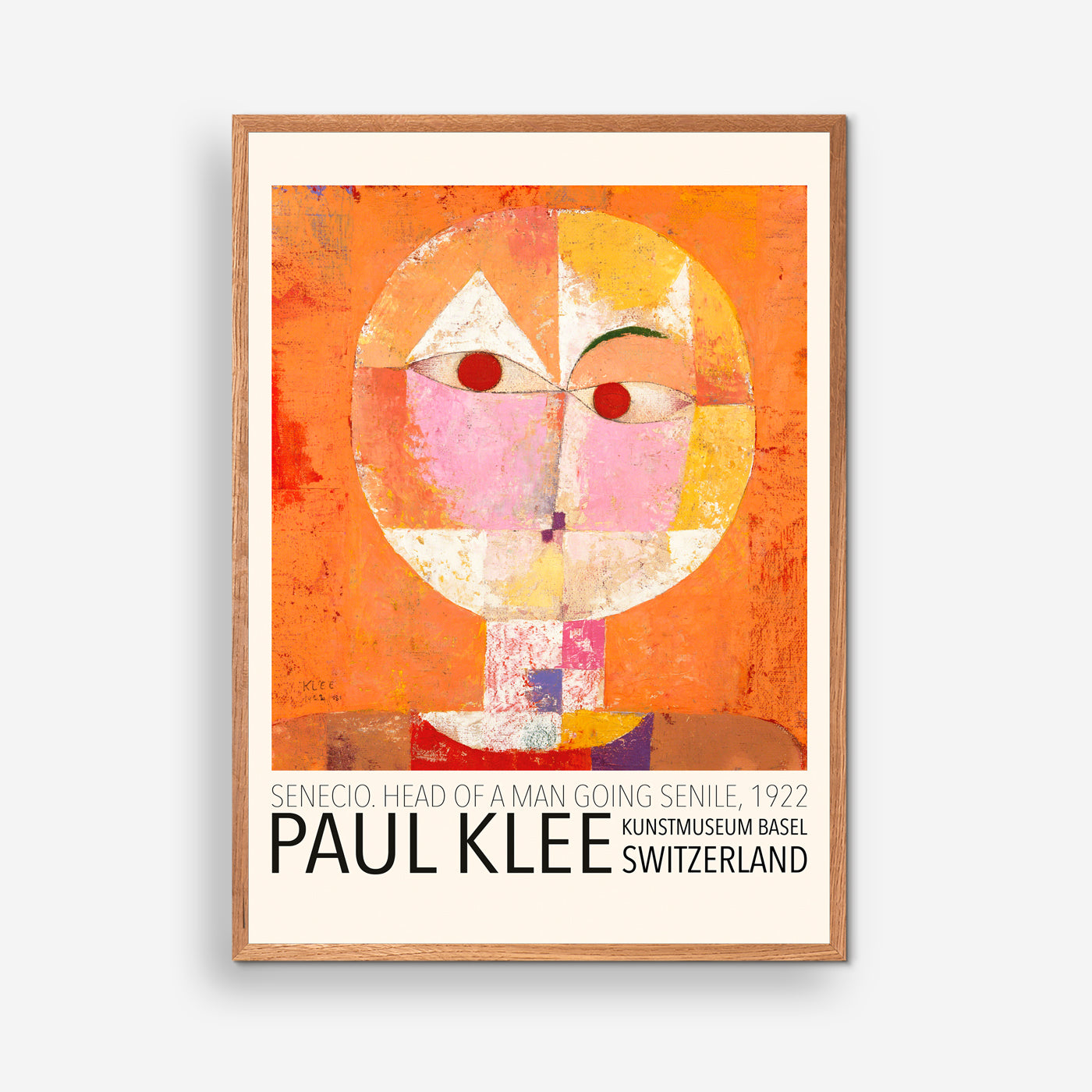 Head of a Man Going Senile, 1922 - Paul Klee