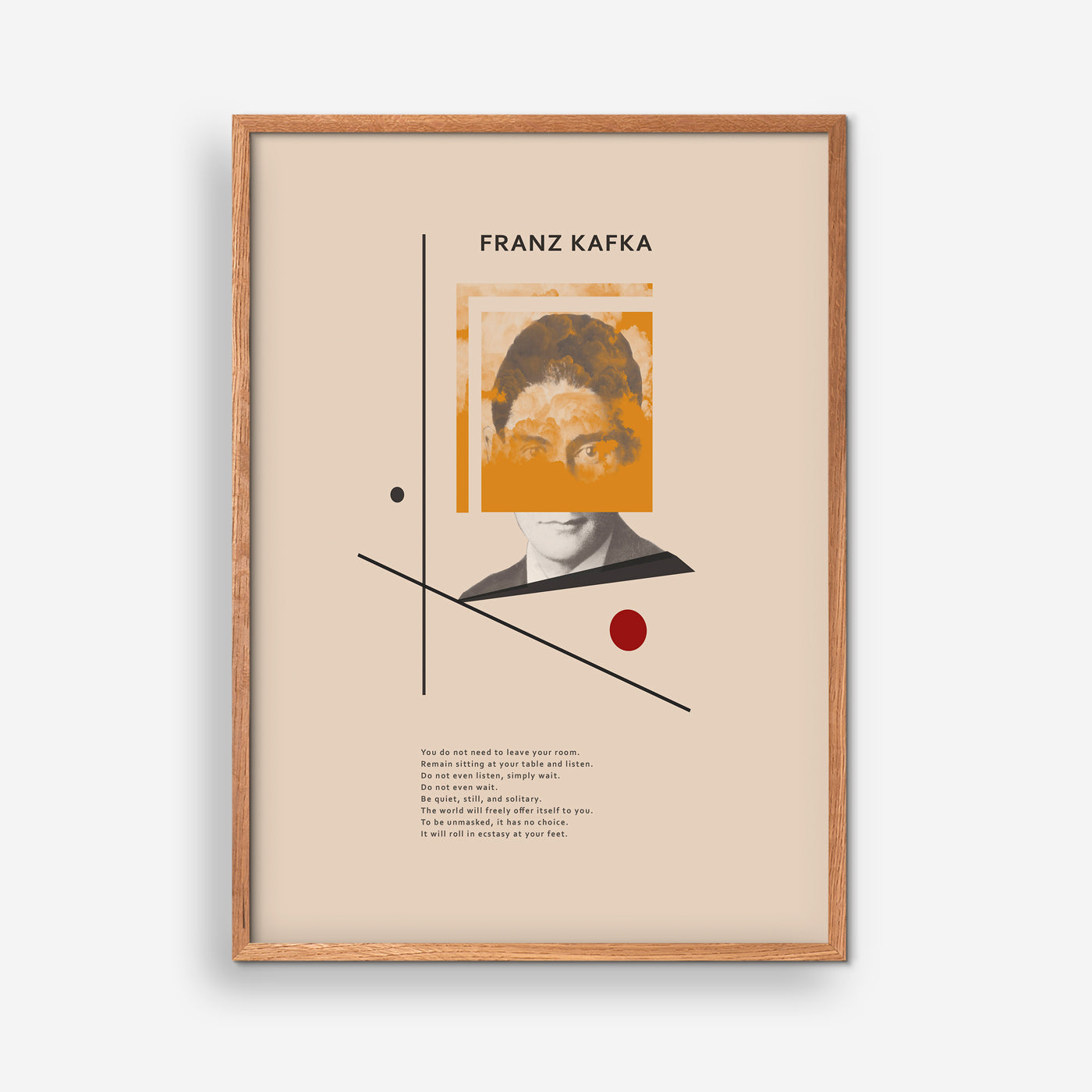 Franz Kafka Art print