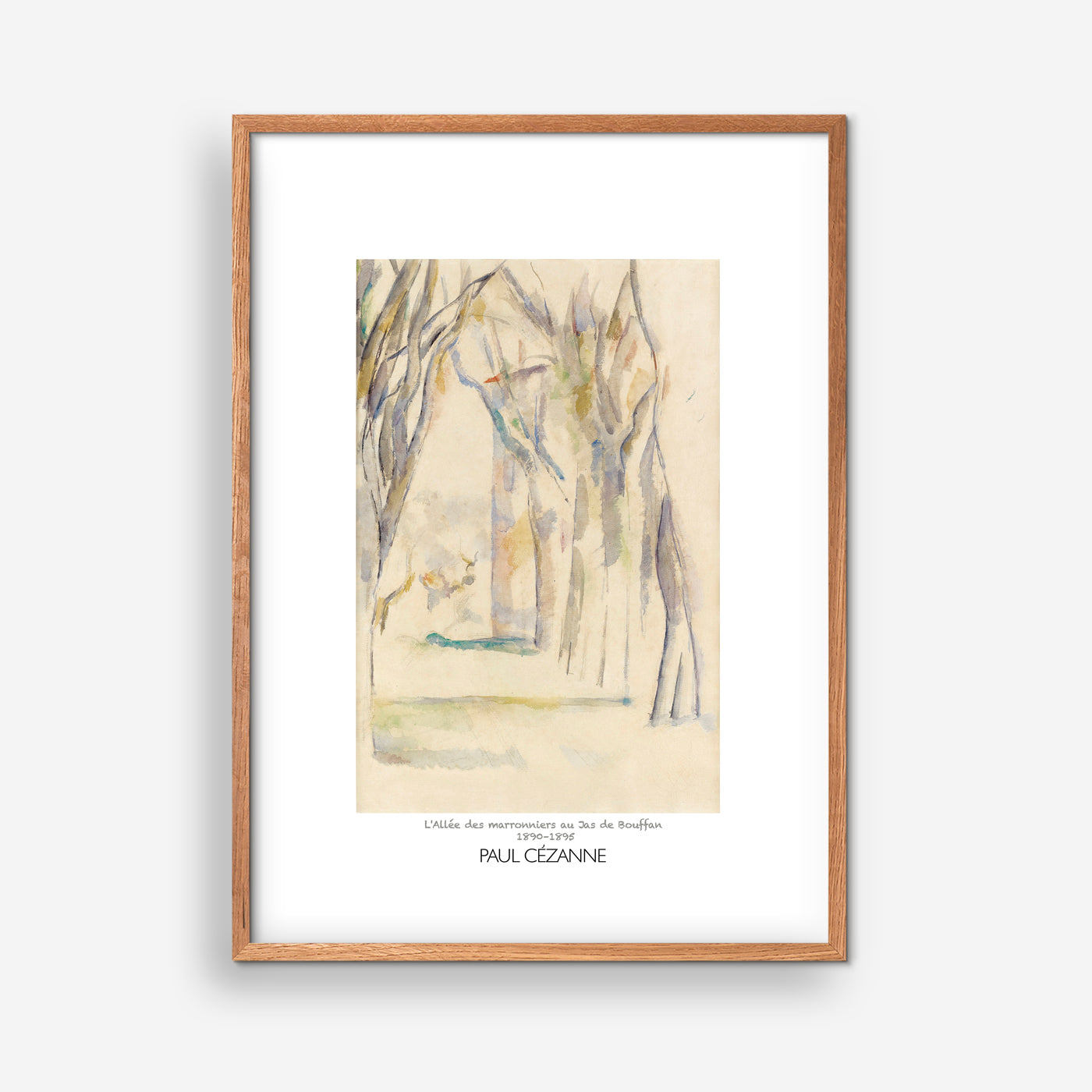 L'Allée des marronniers Paul Cézanne