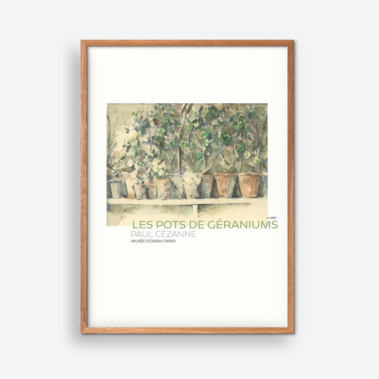 Paul Cézanne - Les Pots De Géraniums