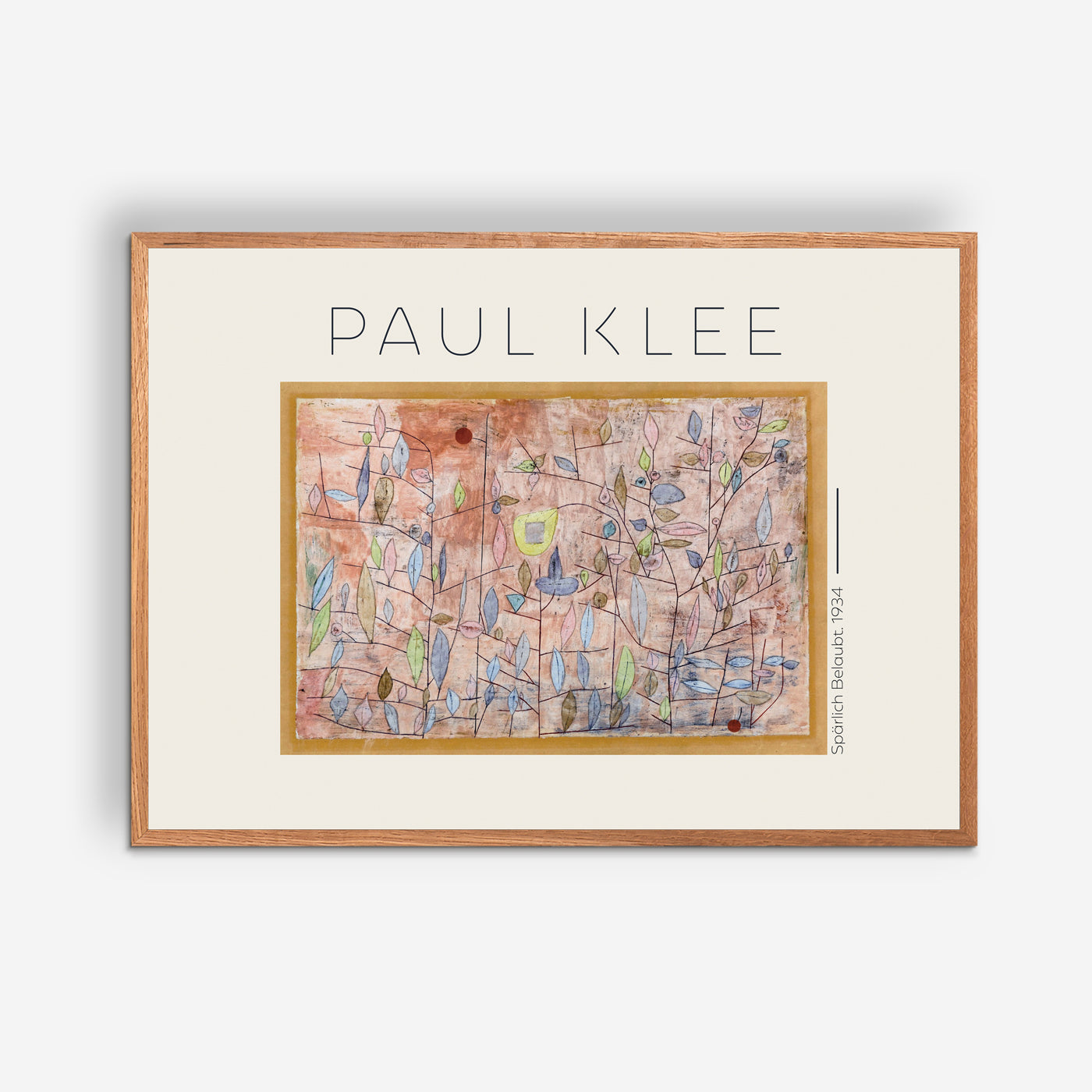 Spärlich Belaubt 1934 - Paul Klee