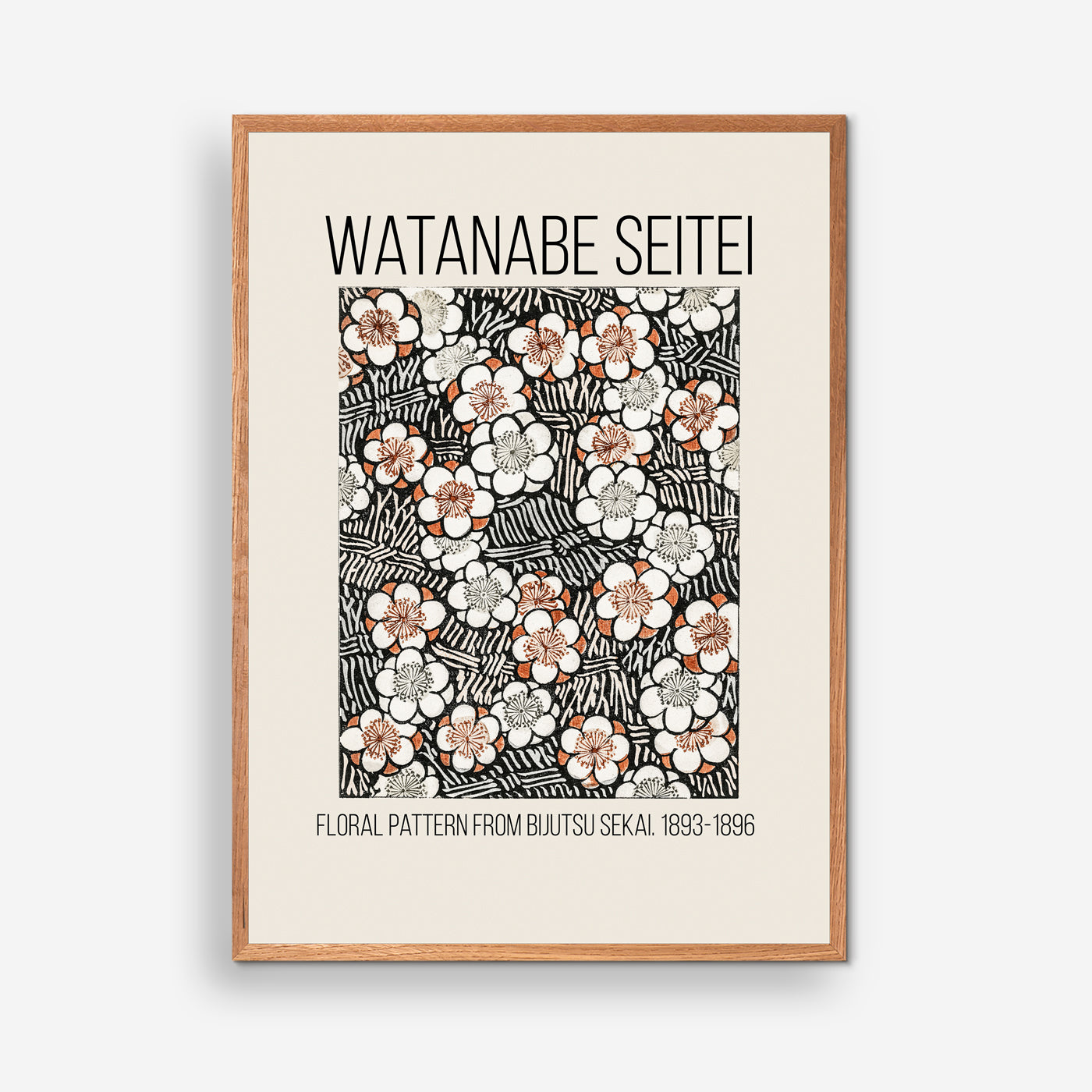 Watanabe Seitei - Floral Pattern