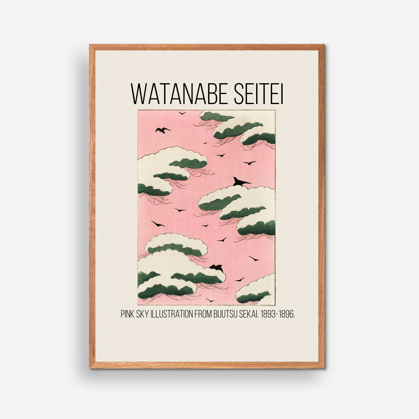 Watanabe Seitei - Pink Sky illustration