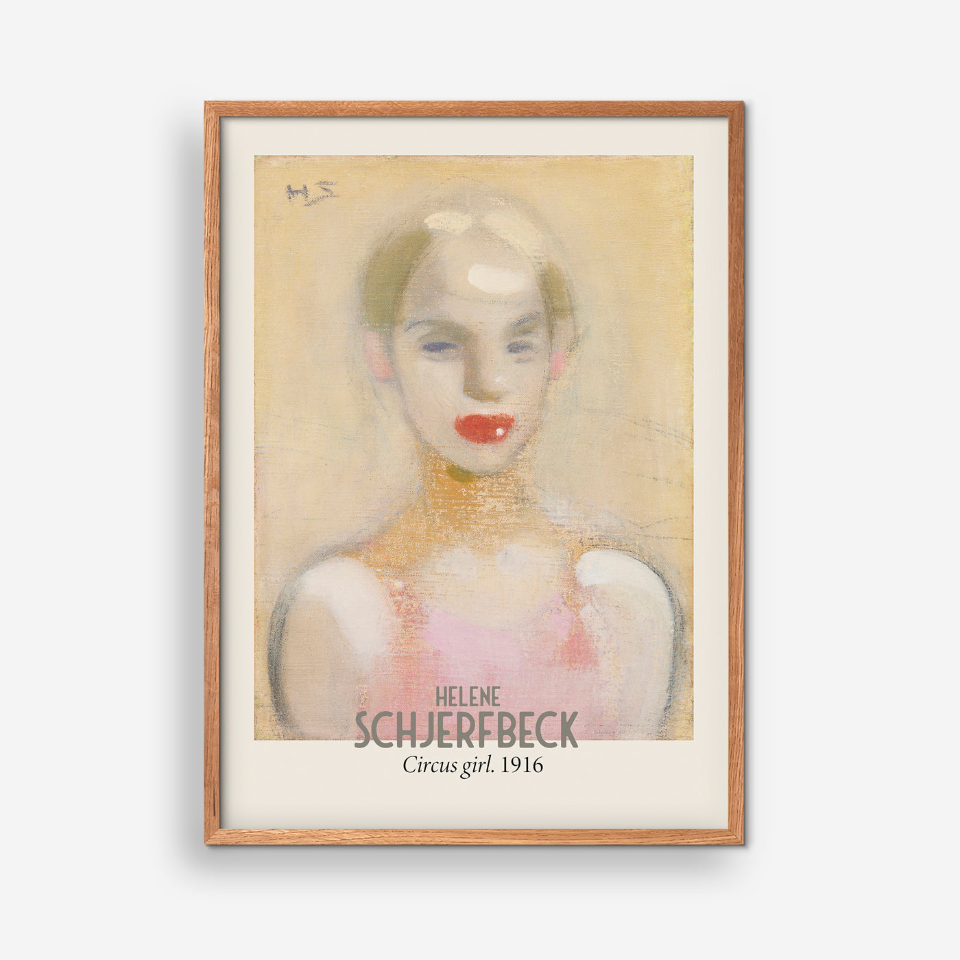 Helene Schjerfbeck - Circus girl 1916