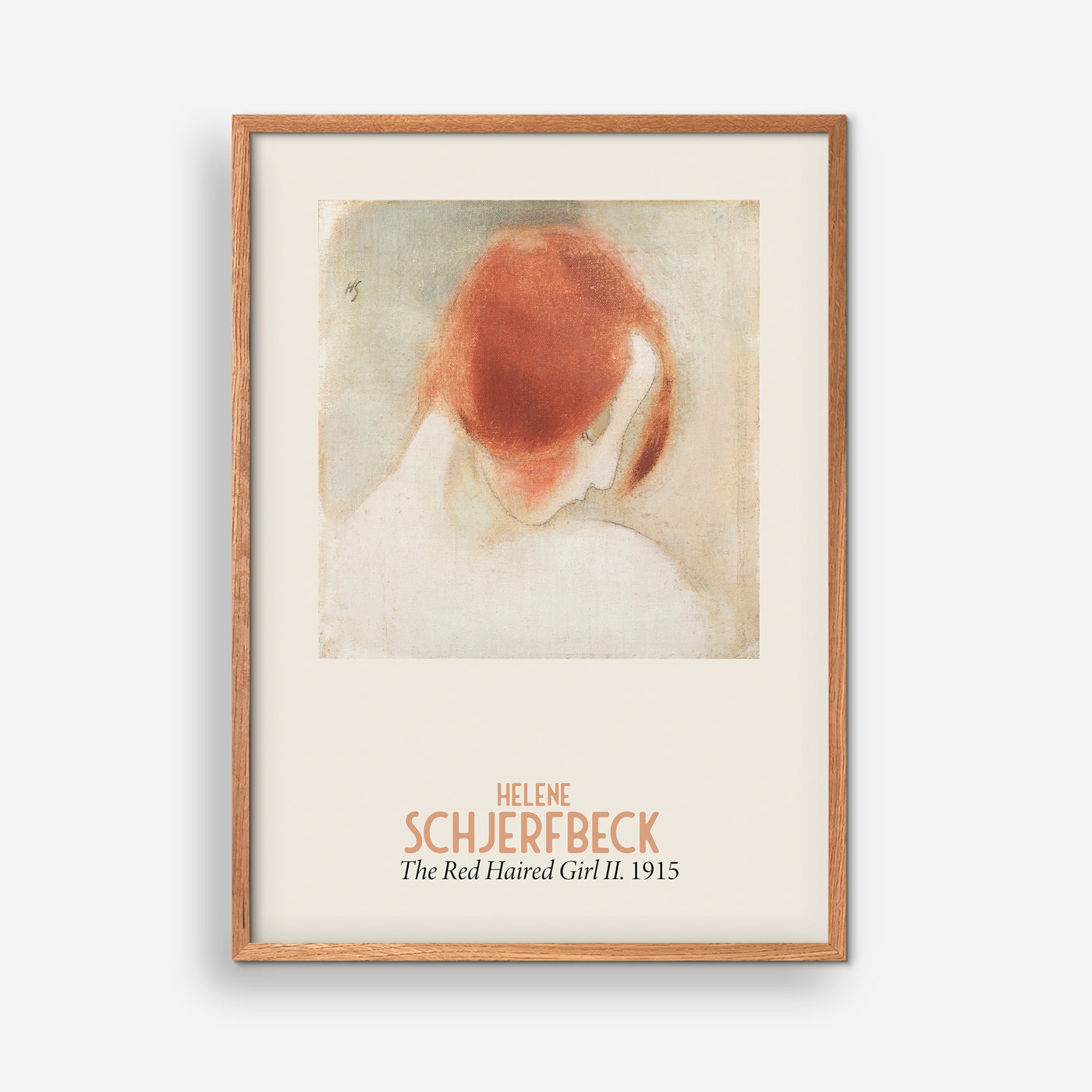 Helene Schjerfbeck - The red haired Girl II. 1915