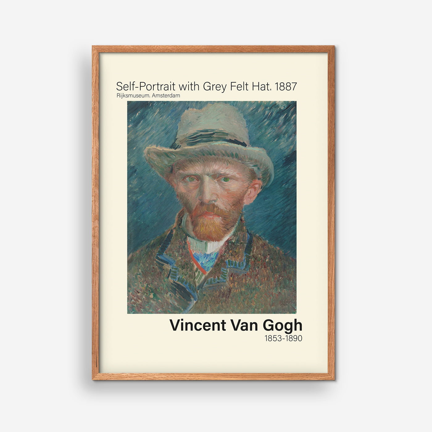Self-Portrait with Gray Felt Hat, 1887 - Van Gogh