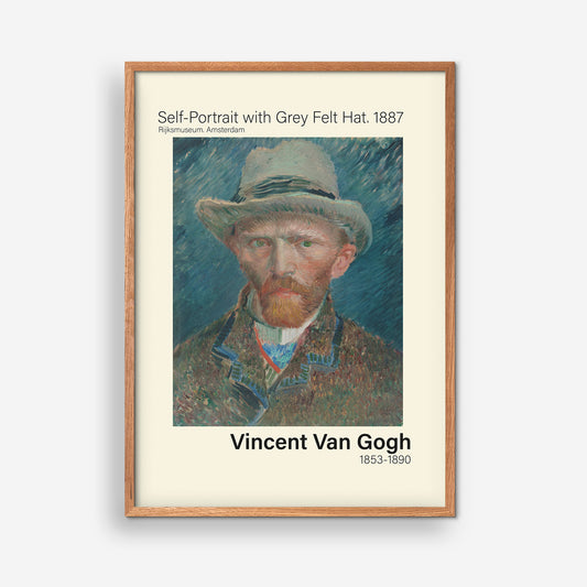 Self-Portrait with Grey Felt Hat, 1887 - Van Gogh