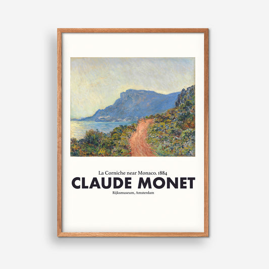 La Corniche near Monaco, 1884 - Claude Monet