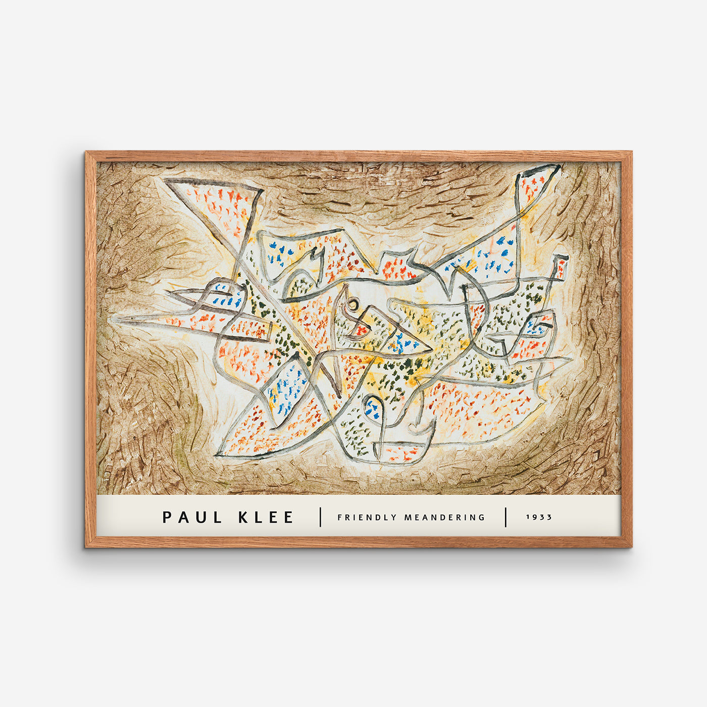 Friendly Meandering - Paul Klee
