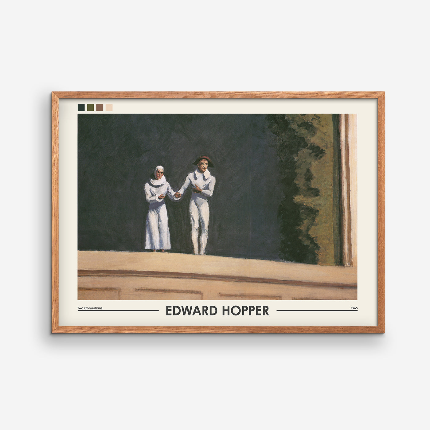 Two Comedians - Edward Hopper