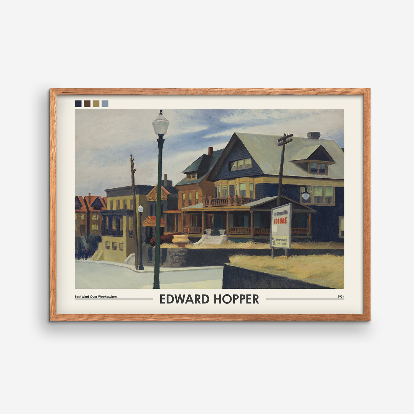 East Wind Over Weehawken - Edward Hopper