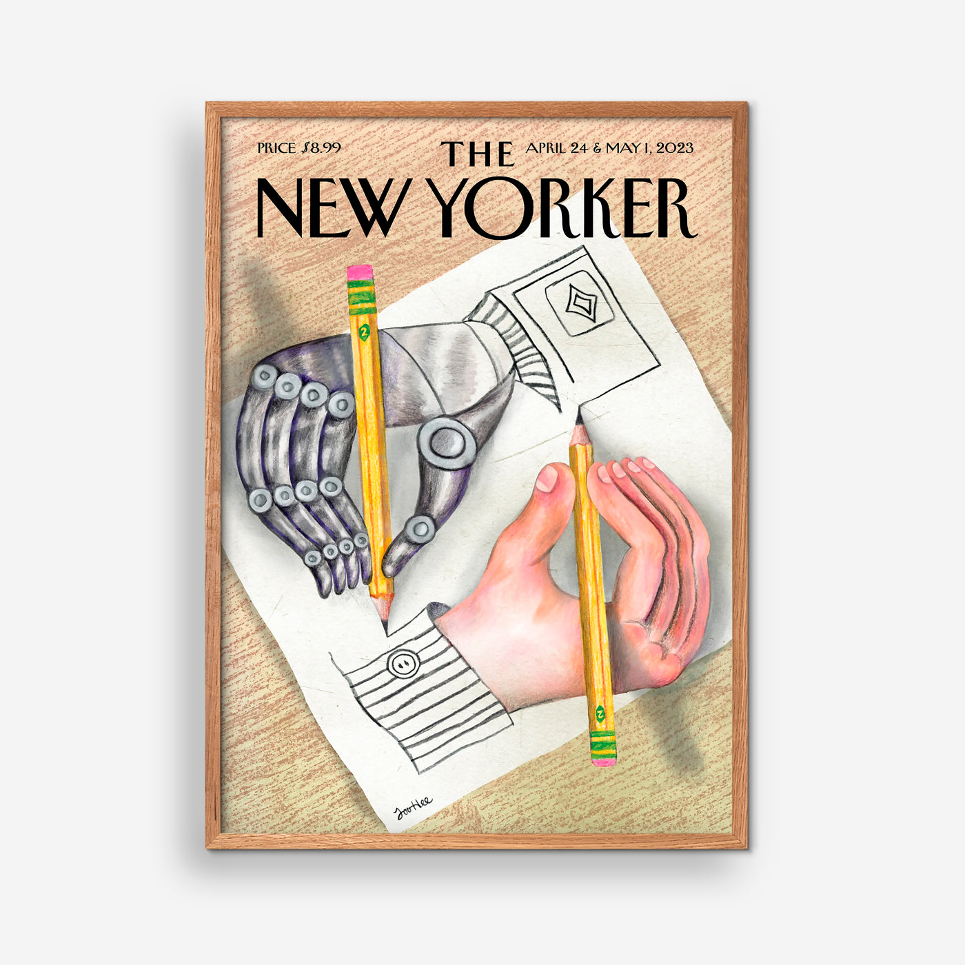 The New Yorker - Drawing Hands with AI (After MC Escher) - JooHee Yoon