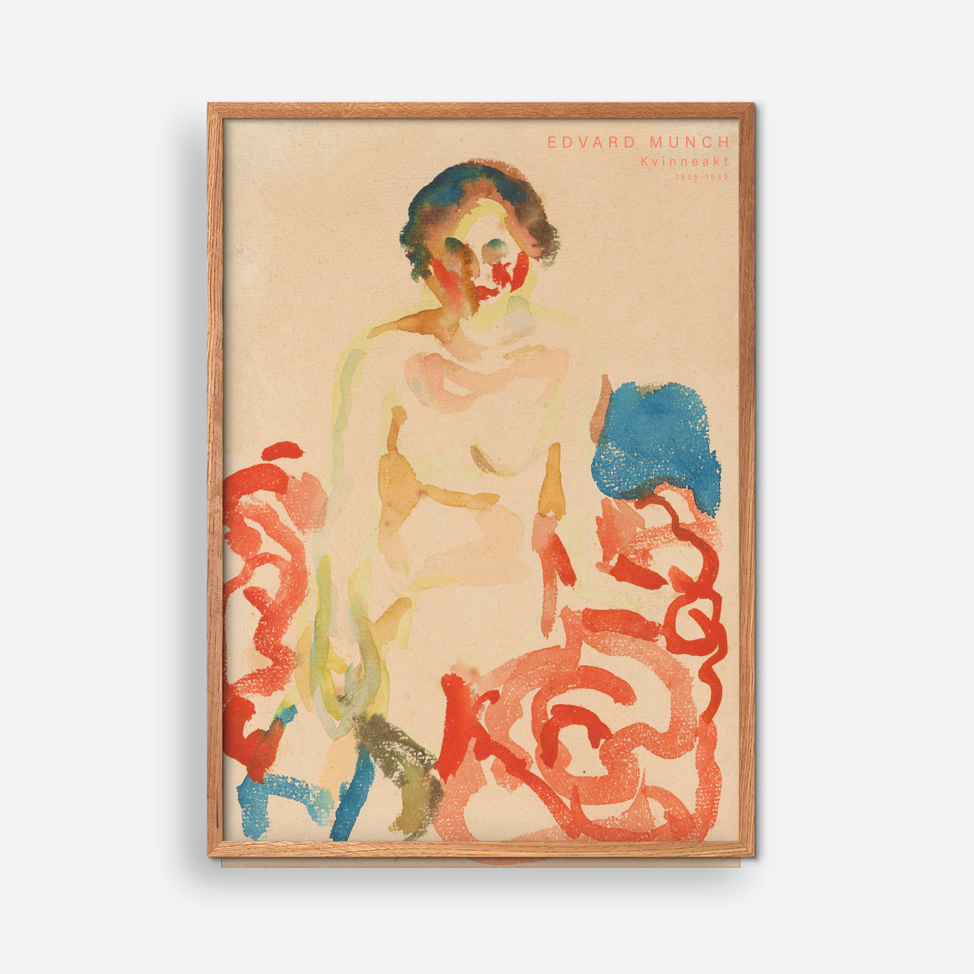 Female nude, 1925-1930 - Edvard Munch