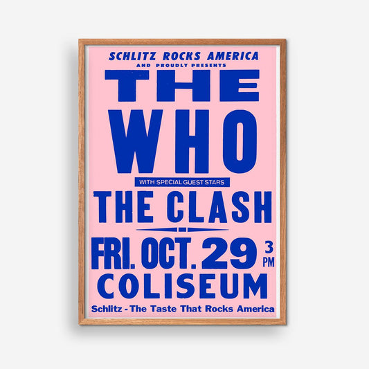 The Who concert poster