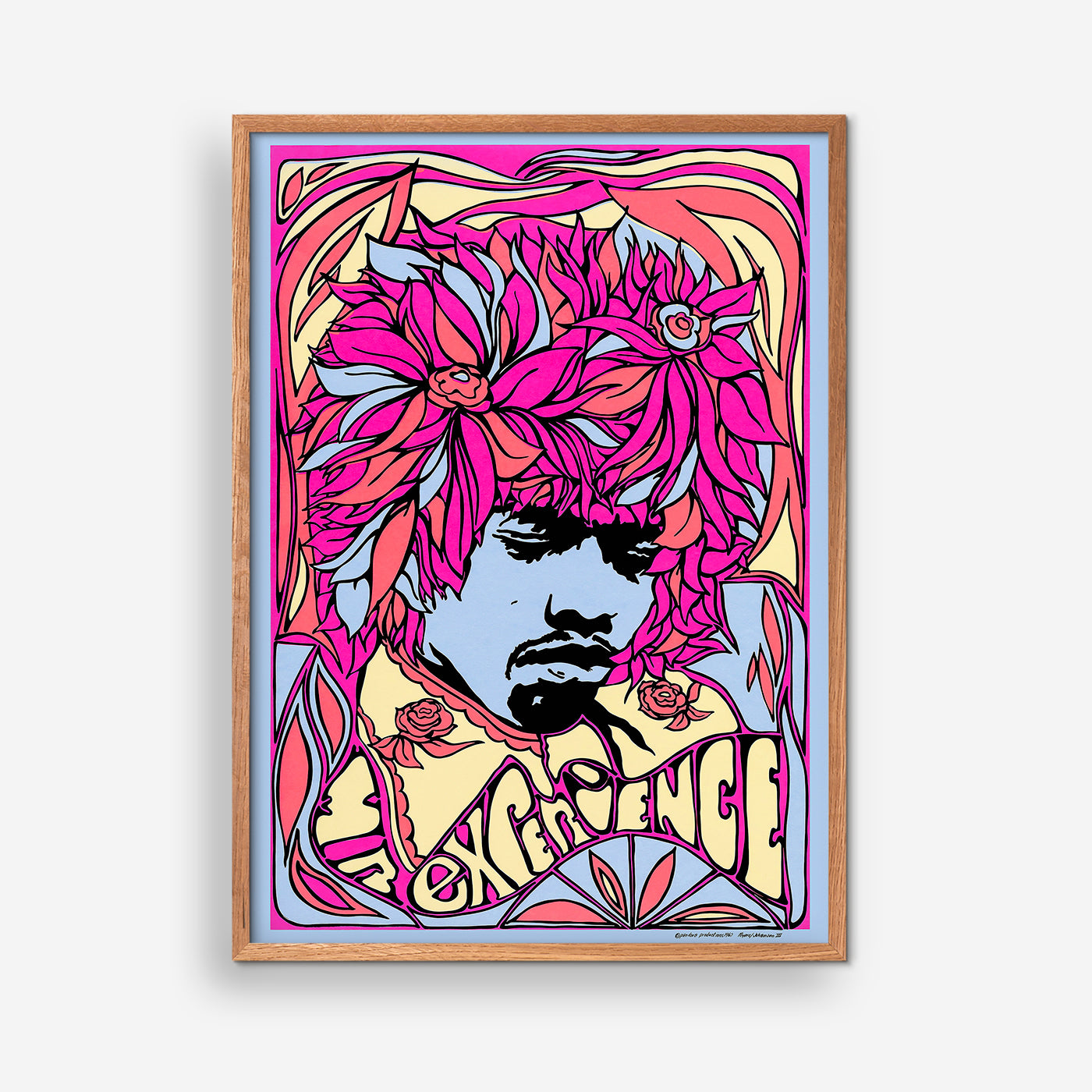 Jimi Hendrix music poster