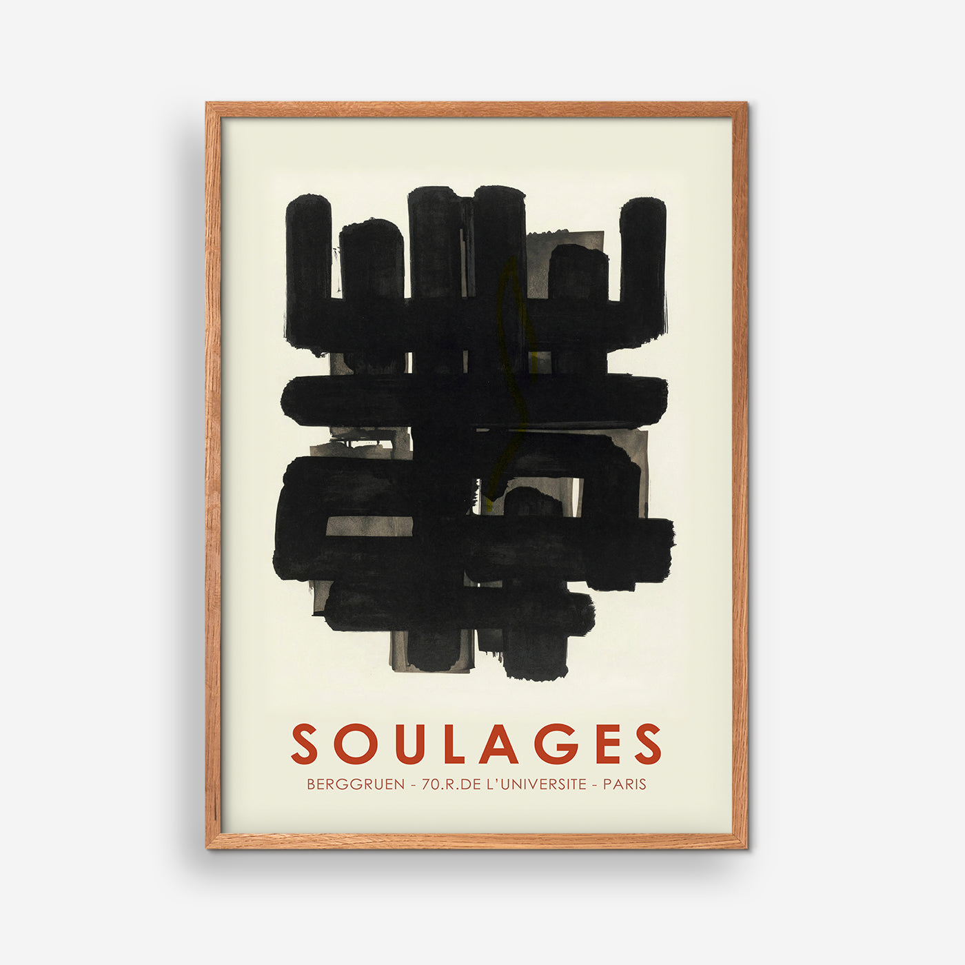 Exhibition posters - Soulages