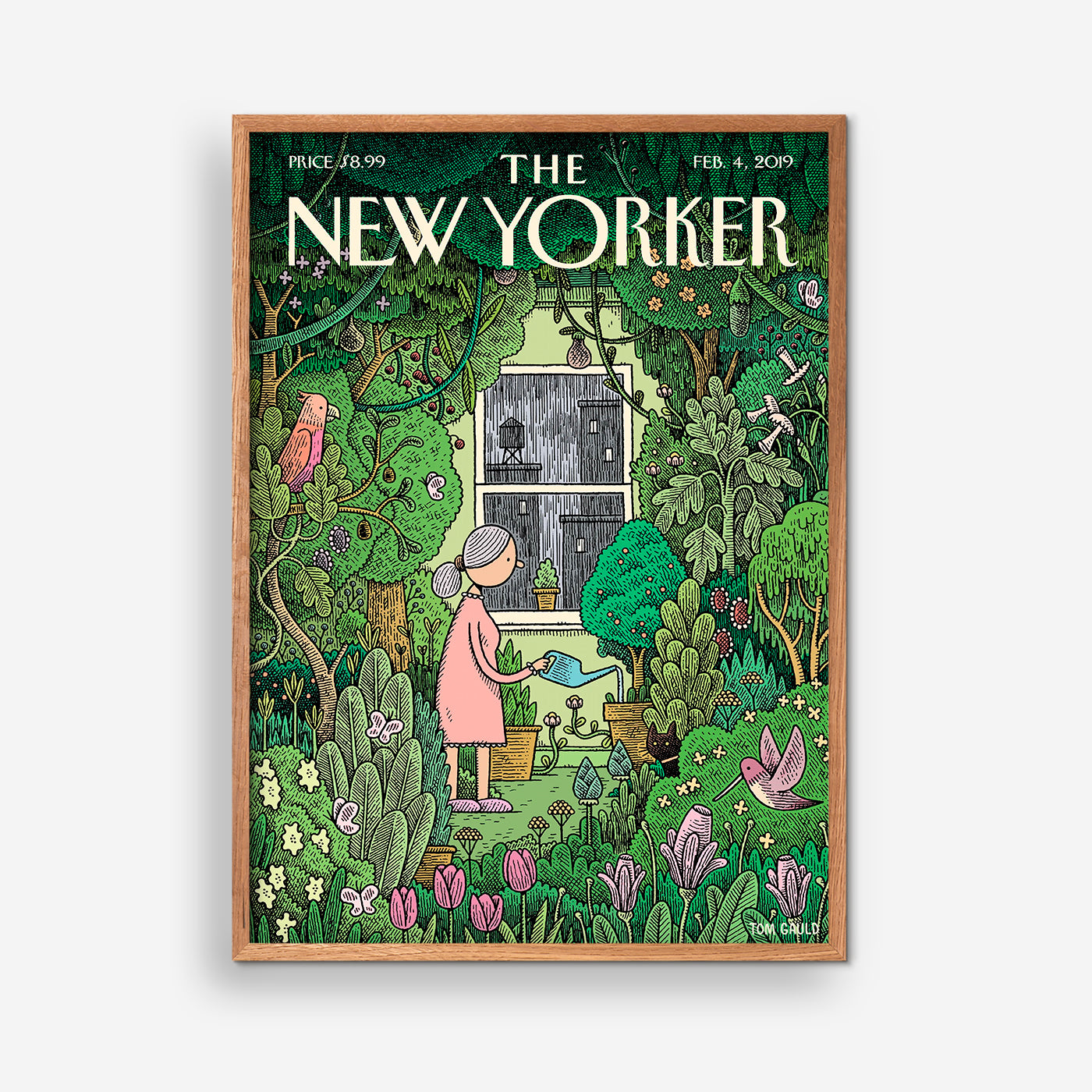 The New Yorker - Winter Garden - Tom Gauld