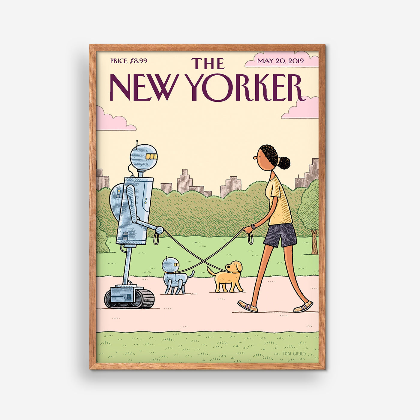 The New Yorker - Dog Walking 2.0 - Tom Gauld